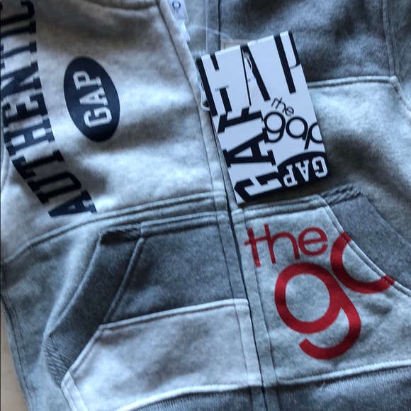 Fall into the gap logo sweatshirt zip hoody - Picture 2 of 6